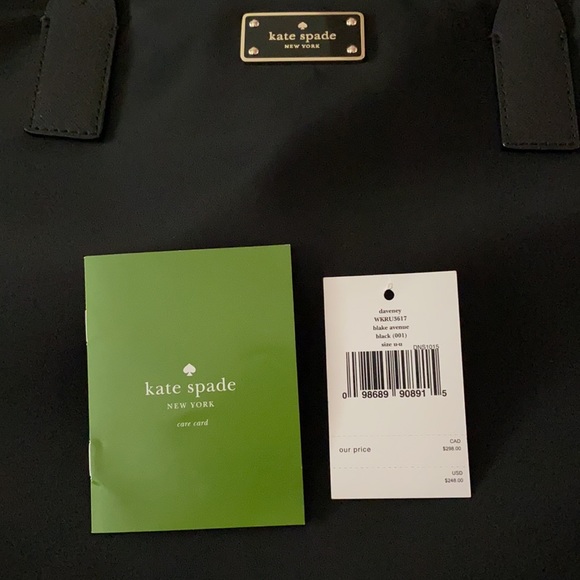 Kate Spade Daveney Blake Avenue black laptop bag. - Picture 5 of 6